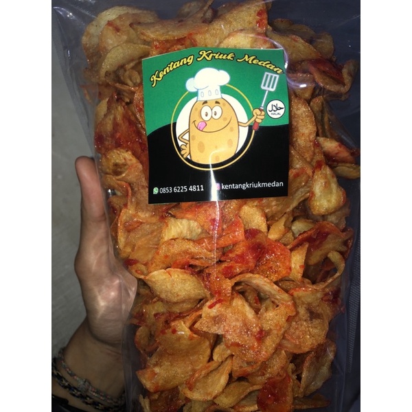 

Cemilan Lauk Kentang Teri Kacang Medan Kriuk Home Made