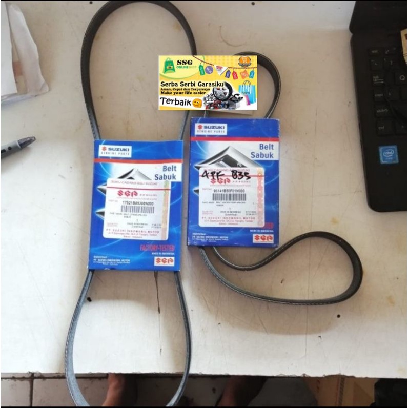 Fan belt set Ac Alternator SX4 SX 4 Xover Neo Baleno Original