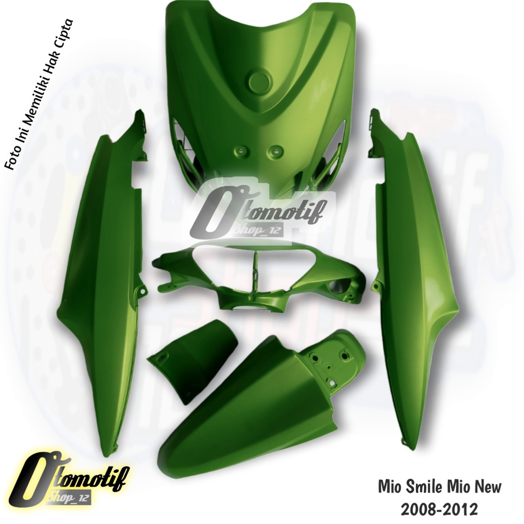 Cover body full halus Yamaha Mio Smile Mio new Hijau doff promo (COD)