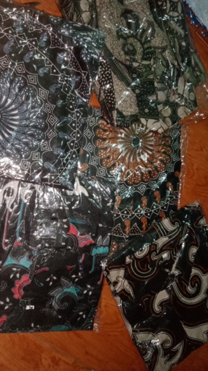 Baju Batik Pria Big Size M L Xl Xxl Atasan Kemeja Batik Lengan Panjang Original