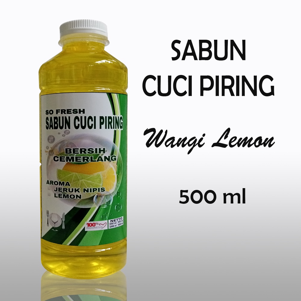 SABUN CUCI PIRING LEMON 500 ML (SO FRESH CAIRAN PENCUCI PIRING)