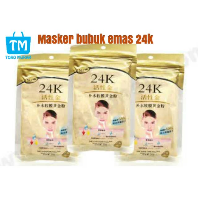 Masker Emas Bubuk 24k / GOLD POWDER MASK