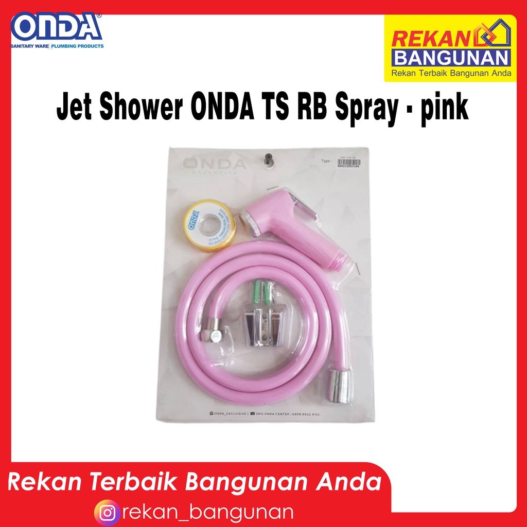 Jet Shower ONDA TS RB | Jet Washer Shower Toilet Shower Spray - pink