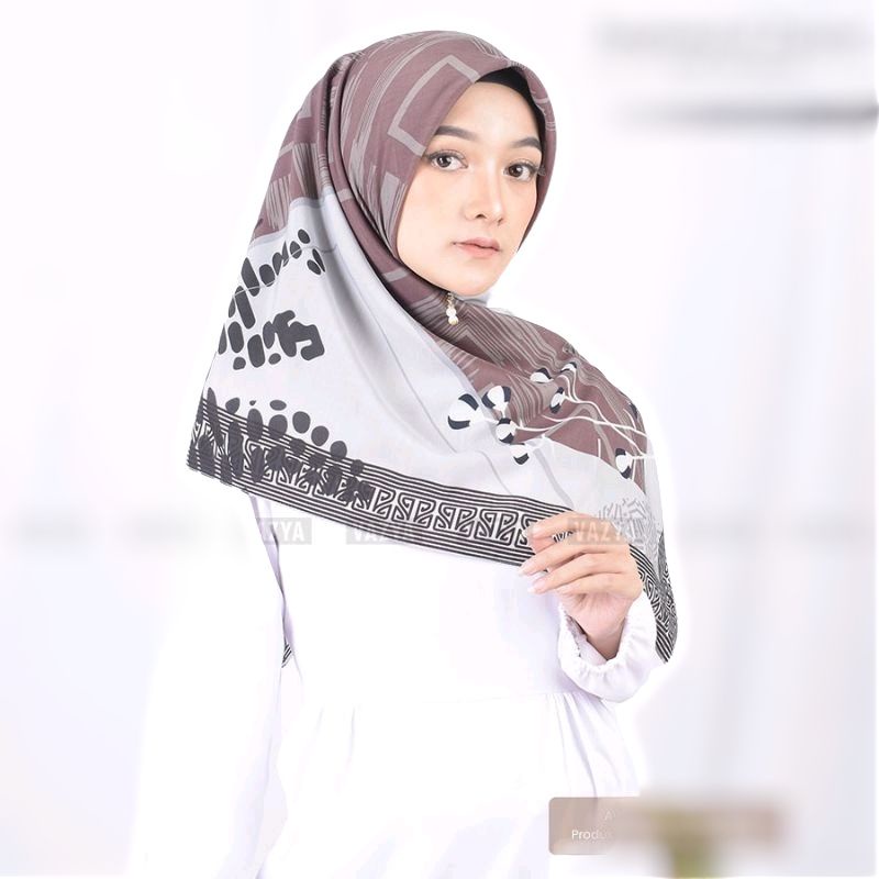 KERUDUNG SEGI EMPAT INSTANT SYAR'I - Motif Sand Send ( Kerudung Segi Empat )