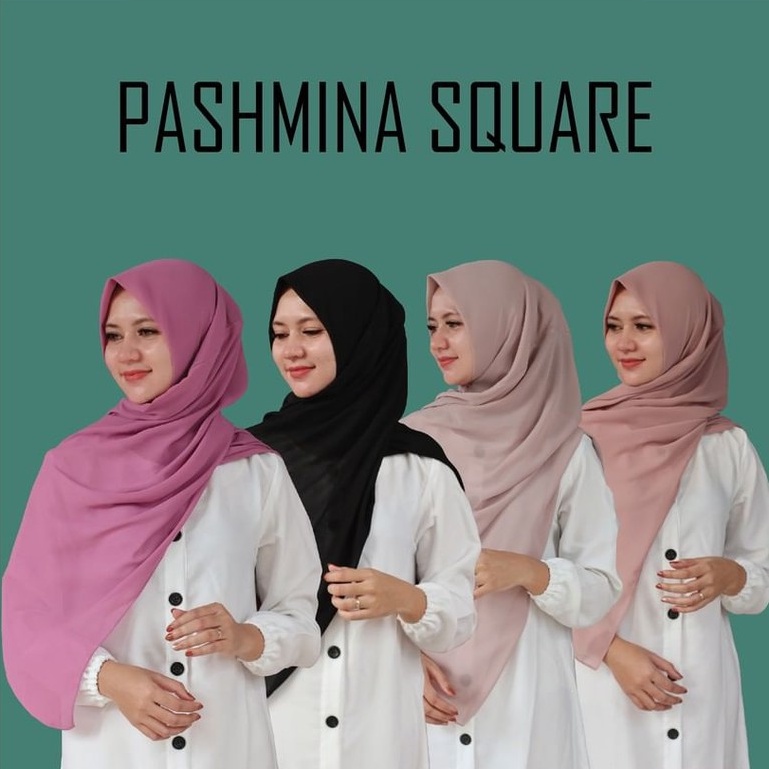 PASHMINA SQUARE MILO Hijab Instant Premium by SHANIE