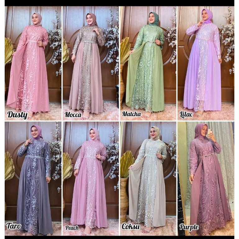 KANIA DRESS BRUKLAT / GAMIS BRUKLAT / DRESS BRUKLAT