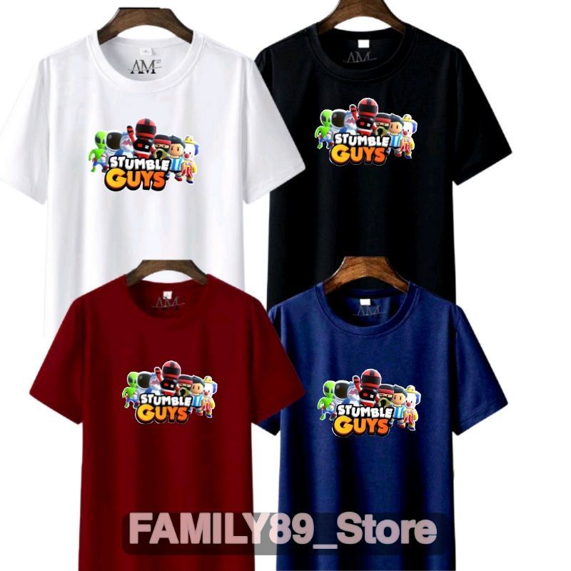 Kaos Stumble Guys Anak Cowok/Cewek Remaja-Dewasa(kawan)