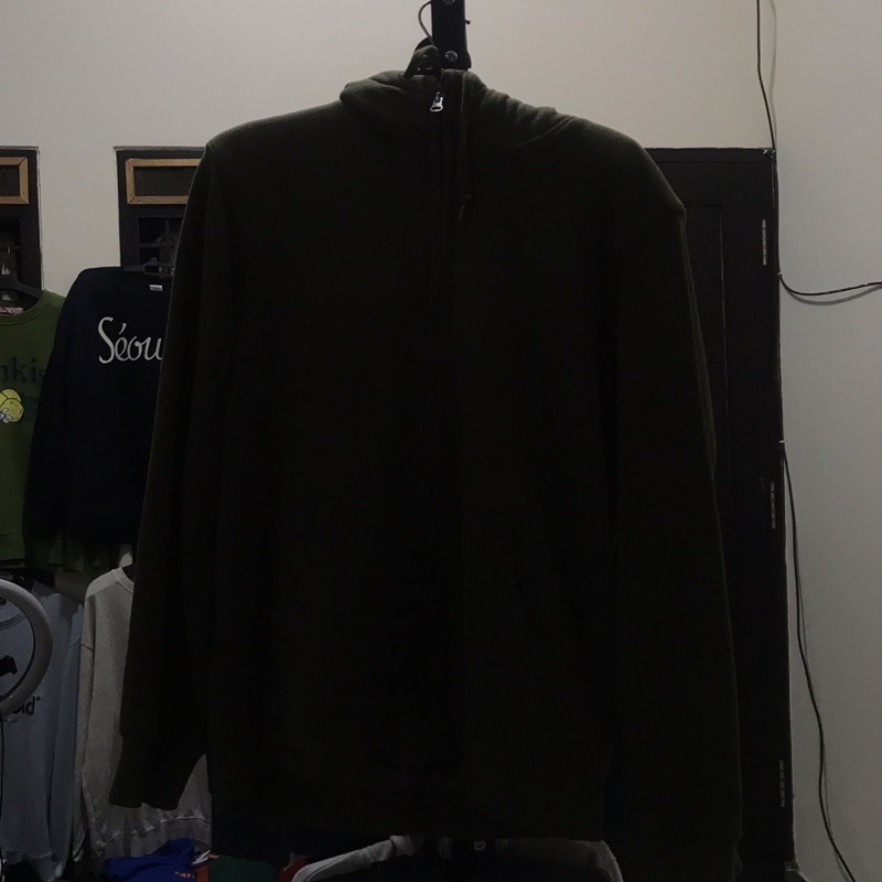 sherpa Uniqlo hijau