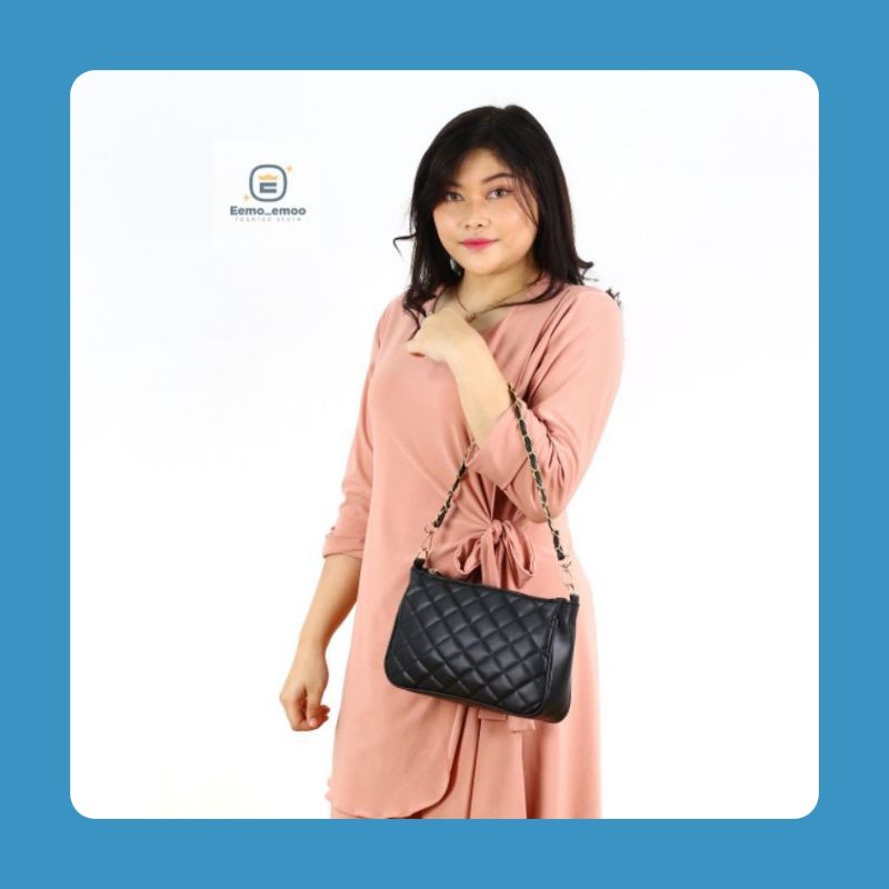 Luna Slingbag Vintage Selempang Wanita kulit EMOEMO