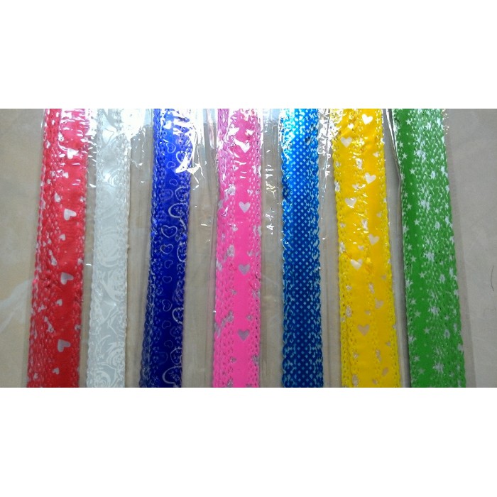 

TERLARIS!!! Pita Tarik/ Pita Serut untuk kado/parcel Diameter 2cm Panjang 37cm