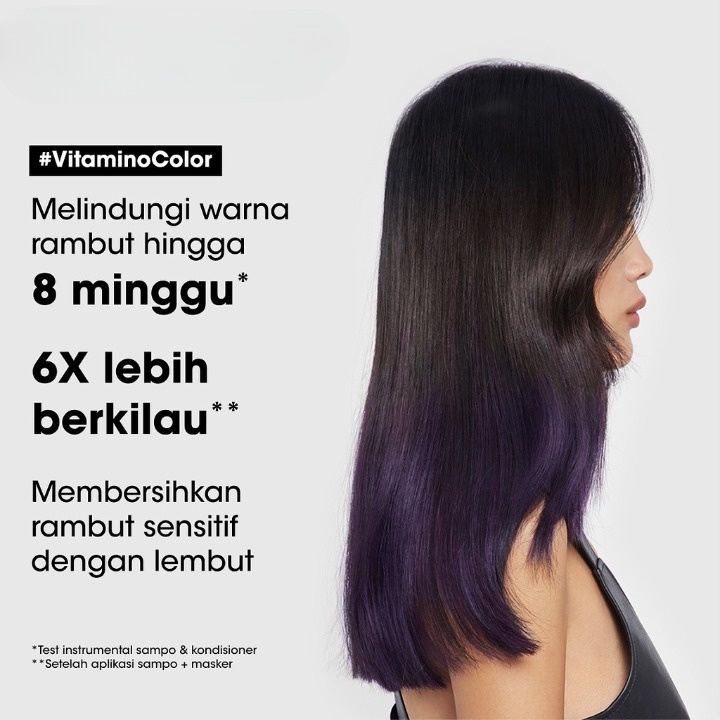 LOREAL Serie Expert Vitamino Color Shampoo - Shampo Perawatan Pewarna Rambut Berwarna 300 ml