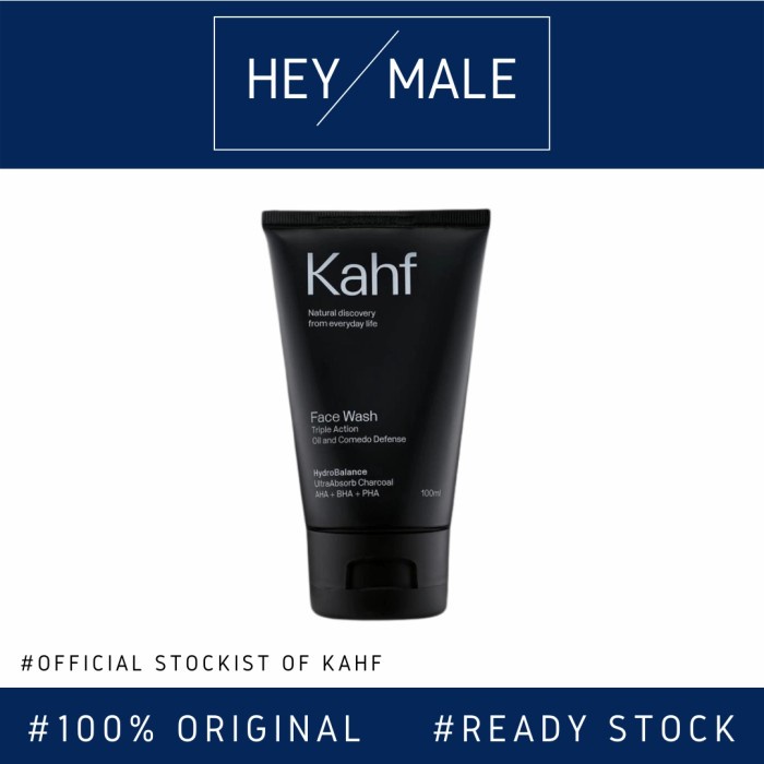 KAHF Face Wash Triple Action Oil & Comedo Defense