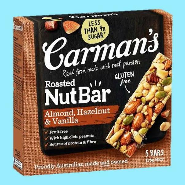 

Big Sale Carman's roasted nut bar almond,hazelnut & vanilla (175g) Big Sale
