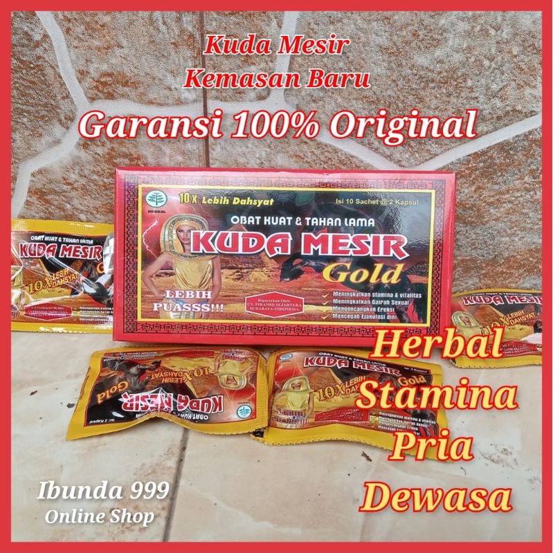 KAPSUL HERBAL KUDA MESIR ORIGINAL / KUDA MESIR ORIGINAL / JAMU PRIA DEWASA