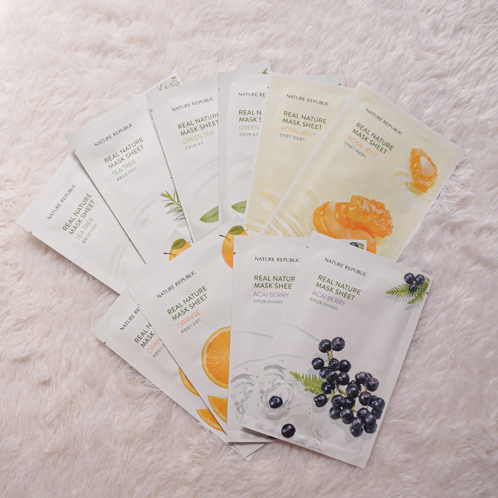[ORIGINAL] NATURE REPUBLIC REAL NATURE SHEET MASK