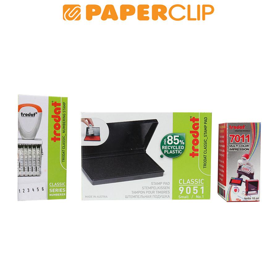 

STAMP TRODAT NUMERATOR +BAK STAMP+TINTA RED