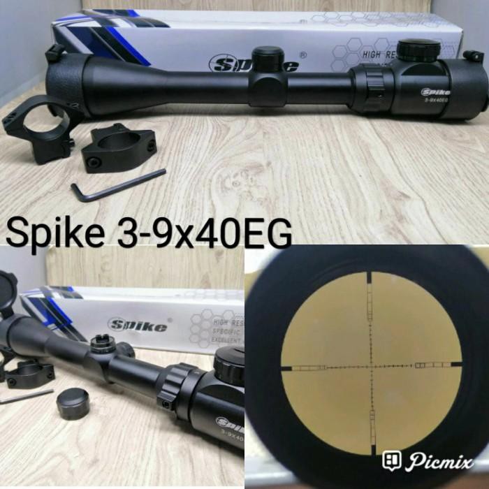 Teleskop Telescope Spike 3-9x40 EG Tutup Flip