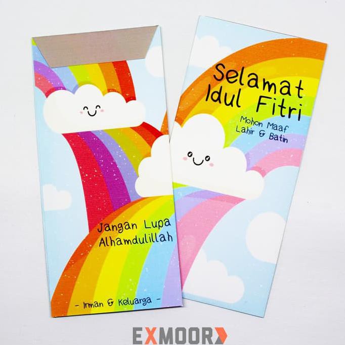 

Silahkan Order Angpao Lebaran Custom Nama Kode 16 Set 10 Pcs Rainbow Clouds