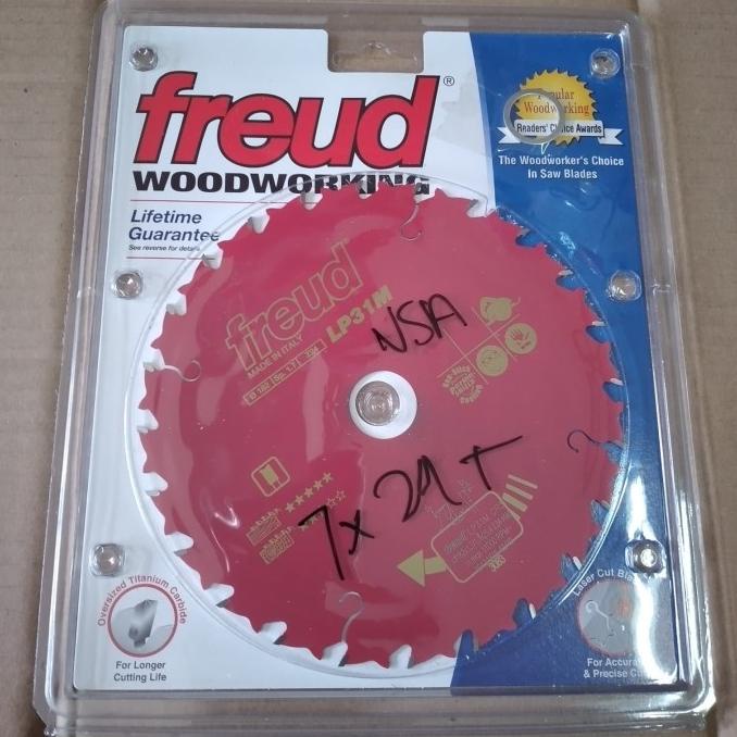 FREUD PISAU MATA GERGAJI BULAT CIRCULAR SAW BLADE 7" 24T ITALY