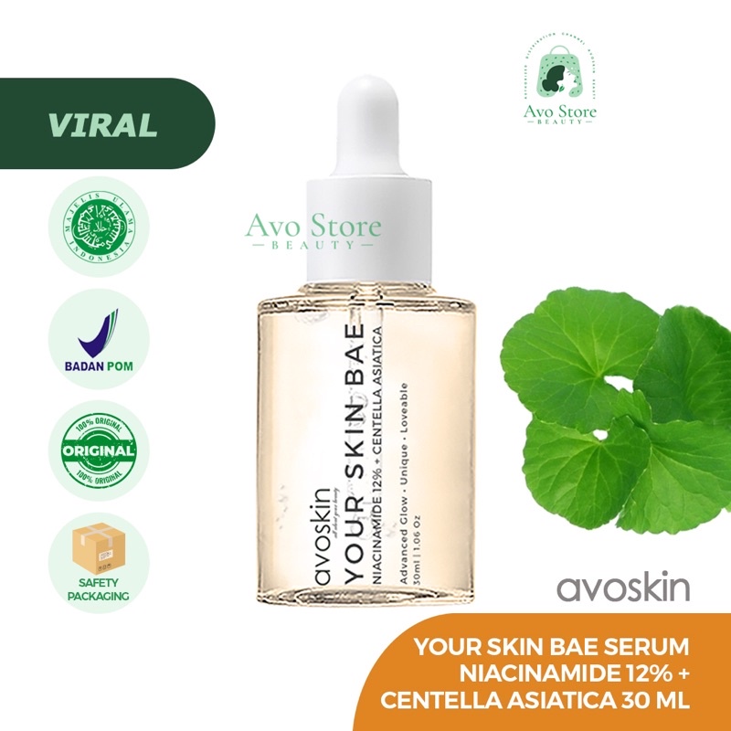 [EXP DATE 2027] Avoskin YSB serum Niacinamide 12% + Centella Asiatica 30ML [ Skin Barrier / Brightening ]