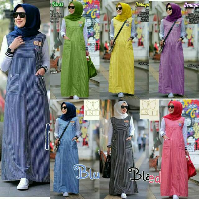 Zema gamis maxi salur busui zippy