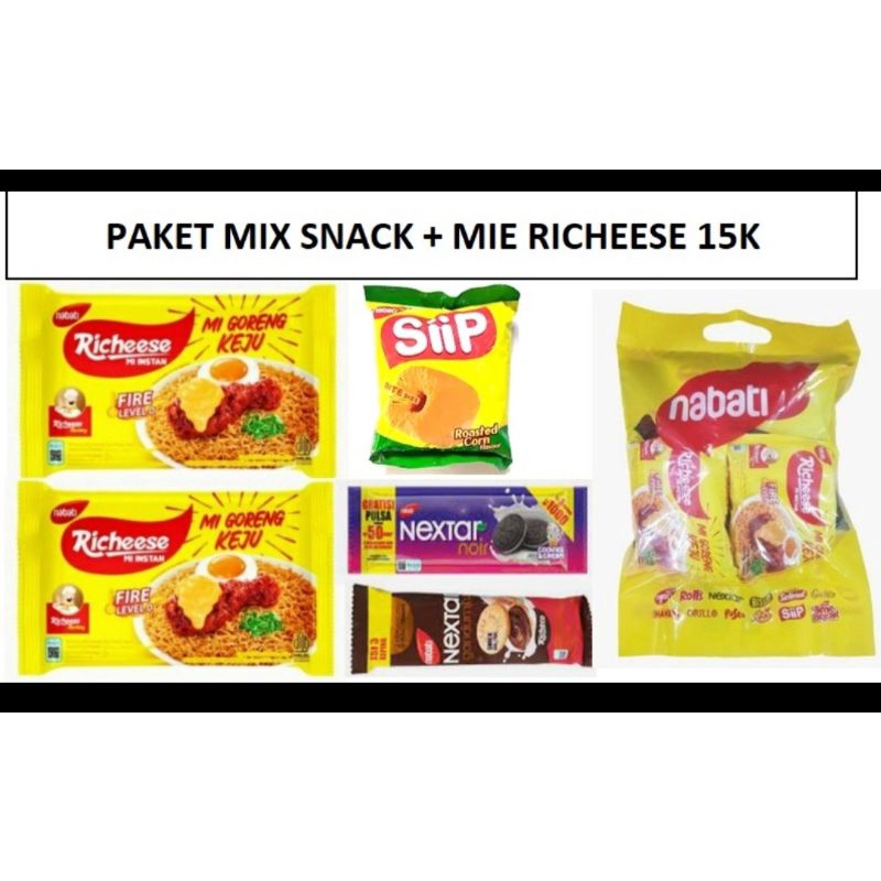 

Paket mie richeese