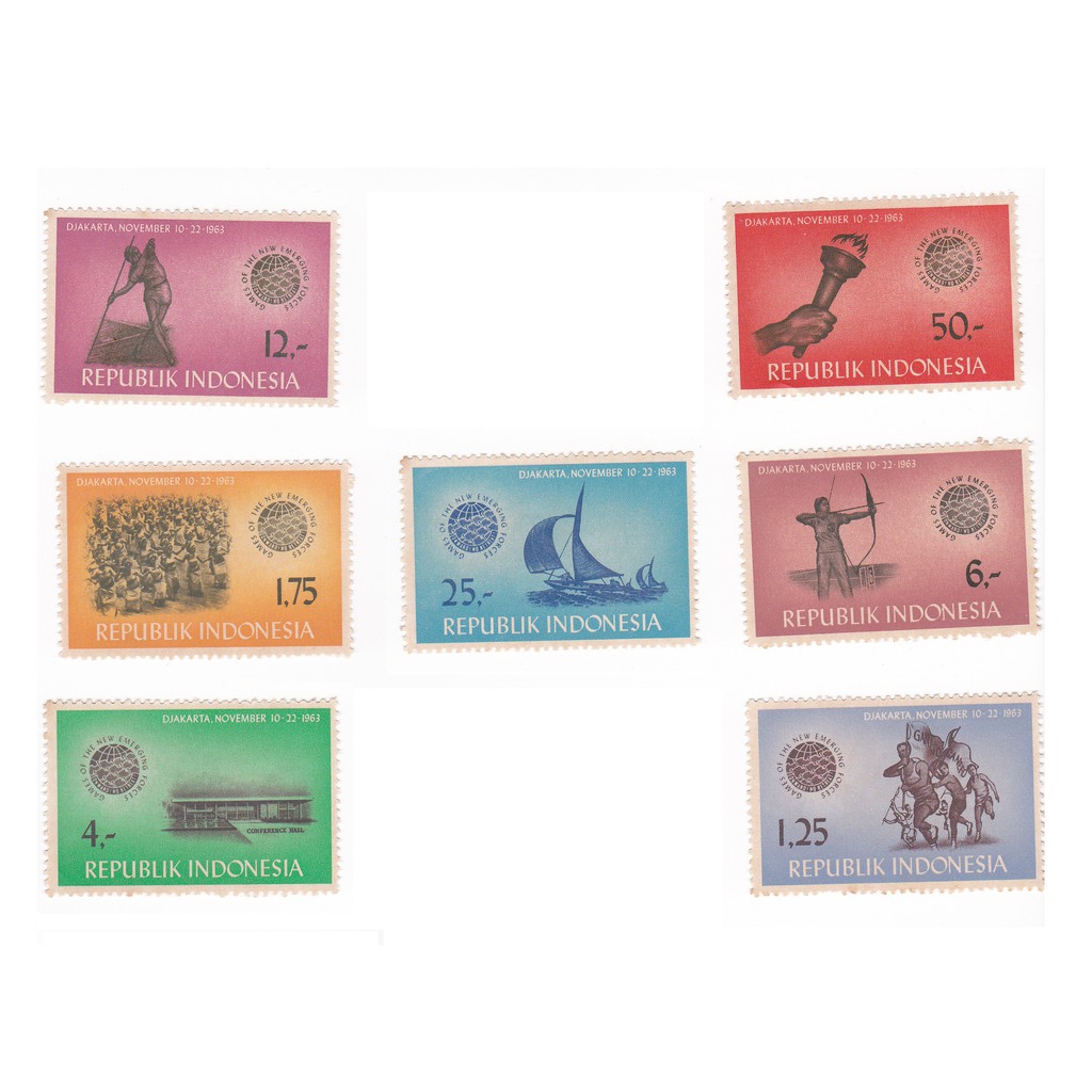 

Perangko Games of the New Emerging Forces Jakarta 1963