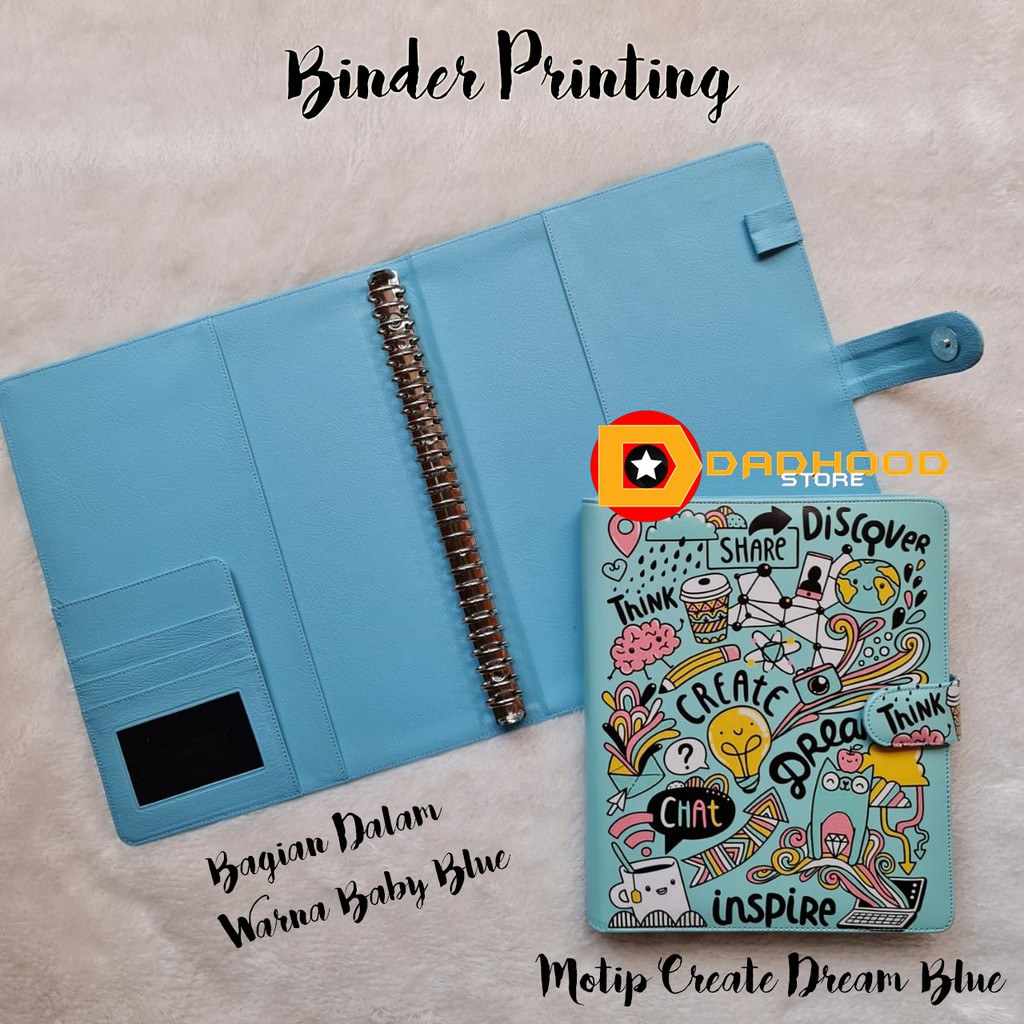 

Binder Printing Motip Create Dream Pink&Blue A5 Dan B5