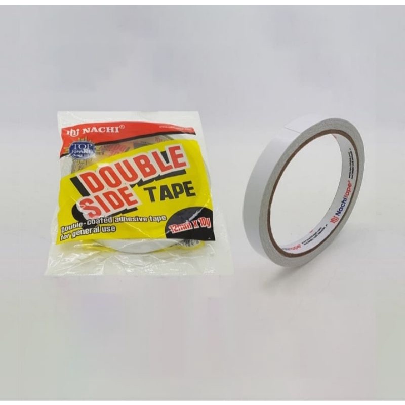 

Double Side Tape Isolasi Bolak Balik Nachi 12 mm / 1/2 Inch x 10 Yard 100% Original