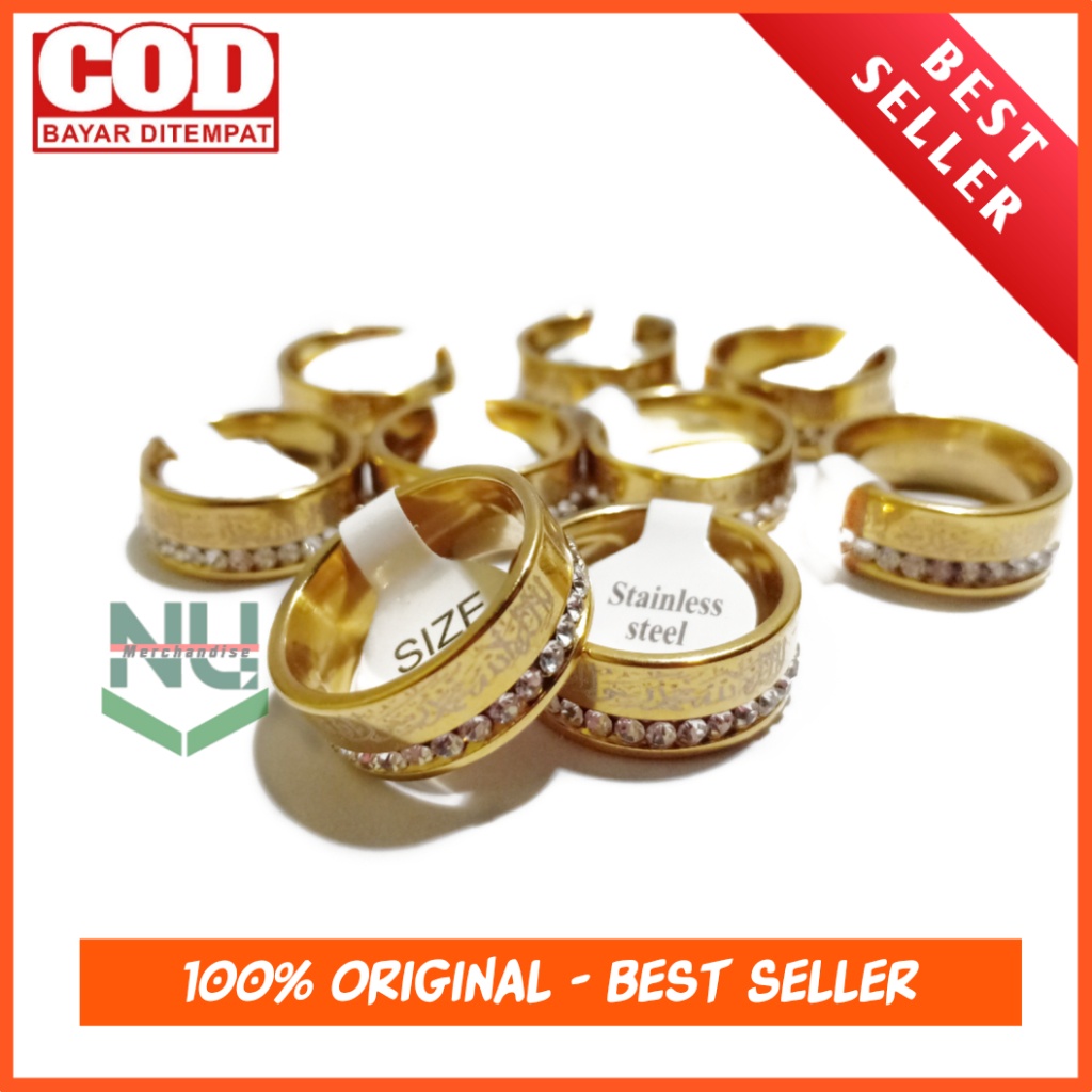 Cincin Tauhid Permata Emas Cincin Majelis / Cincin Tauhid / Cincin Isami