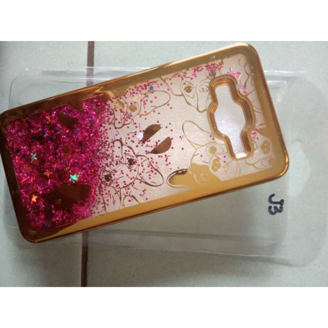 Case glitter samsung j3