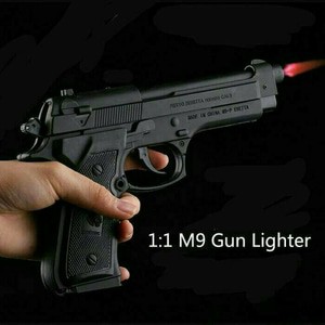 Korek Api Gas Sembur Jet/Lighter Torch Mancis Murah Tipe Barreta M.9