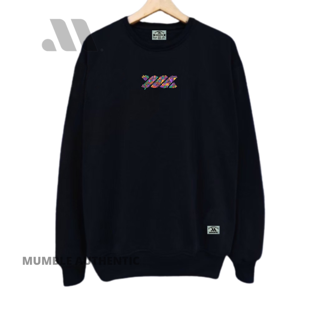 CREWNECK MURAH Jaket Distro Sweater Oblong Pria Wanita FLEECE TEBAL Mumble Authentic