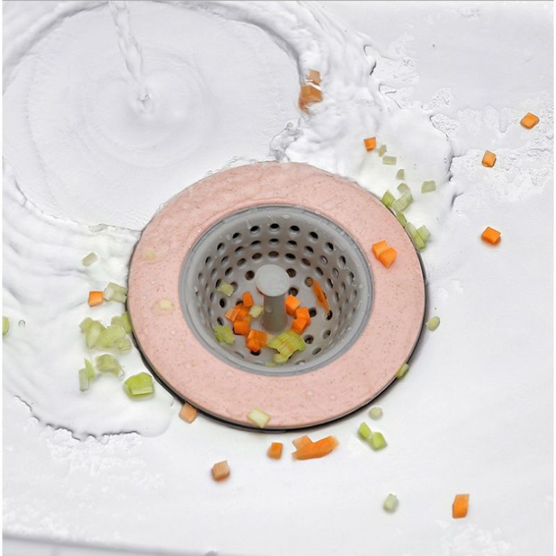 marvelashop | Saringan Wastafel Silikon Bak Dapur Tempat Lubang Saluran Cuci Piring Karet Anti Sumbat Kitchen Sink