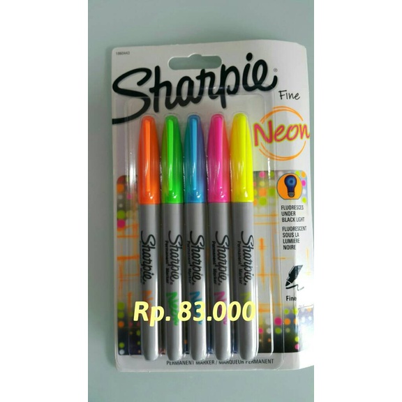 

Eklusif Sharpie Spidol Neon Set 5 Diskon