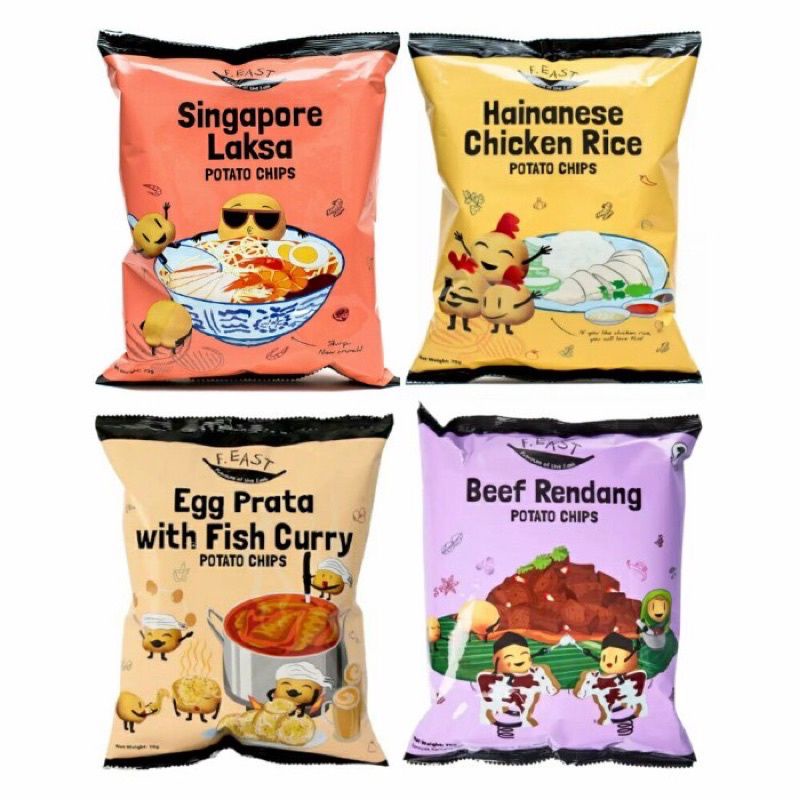 

F.EAST SINGAPORE LAKSA POTATO CHIPS 70GR