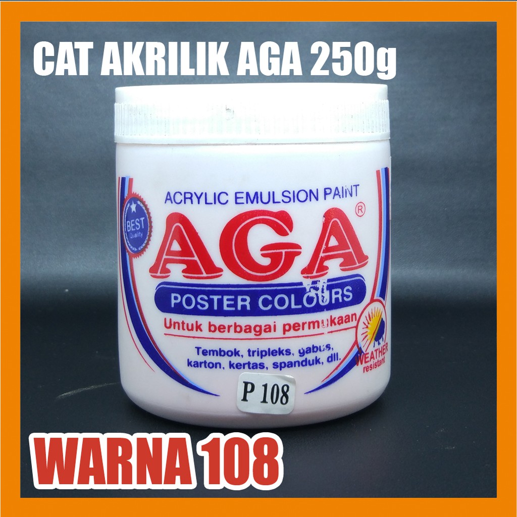 

Cat Akrilik AGA Warna 108 250g