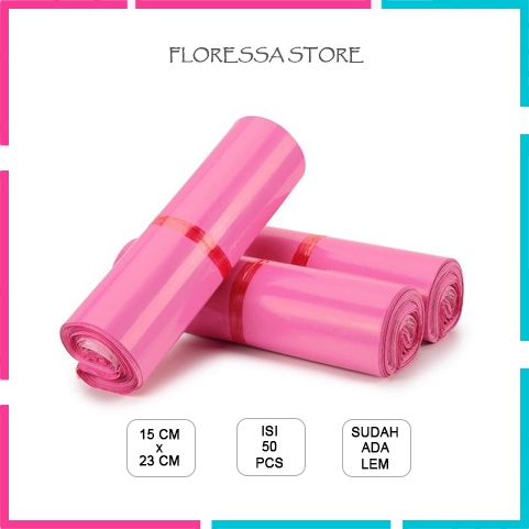 

Plastik Polymailer Rose Pink 15x23 cm