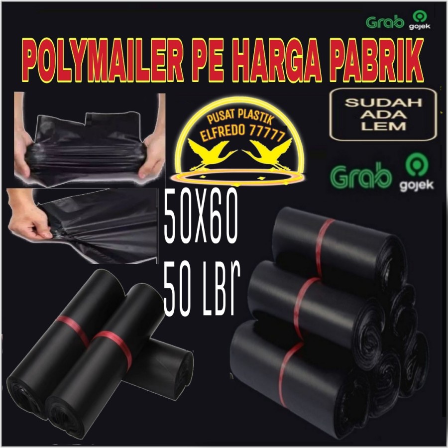 PLASTIK POLYMAILER 50X60 ISI 50LBR / PLASTIK PACKING ONLINE SHOP