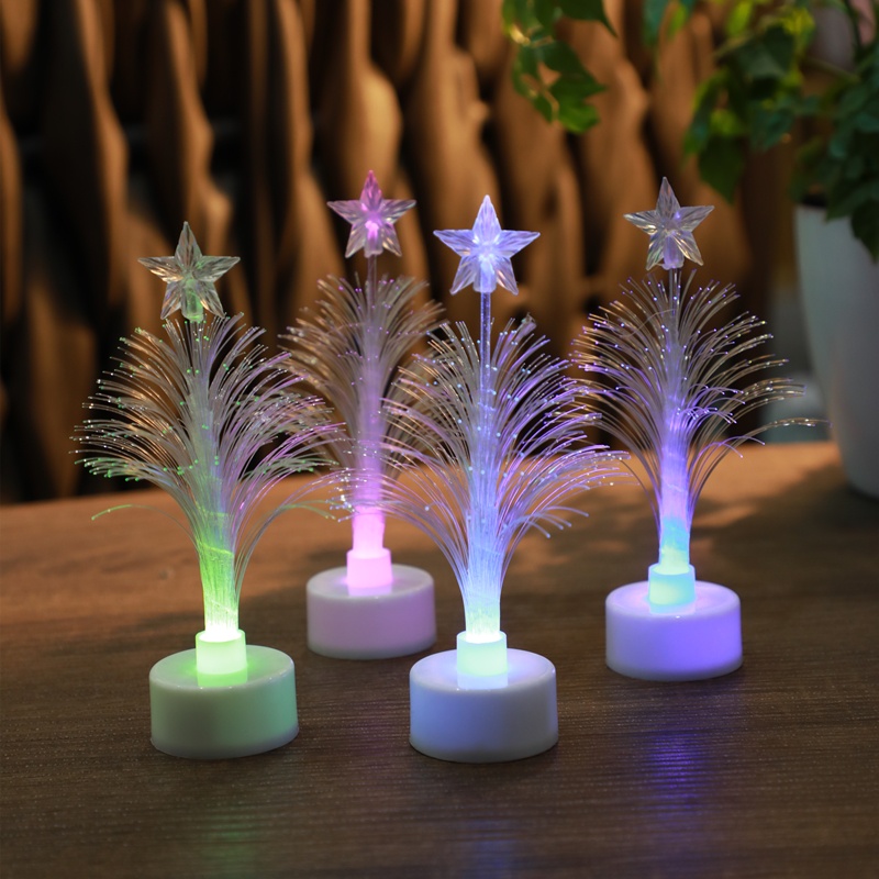 [ Xmas Christmas Tree Color Changing LED Light  Fiber Optic Christmas Tree  ]