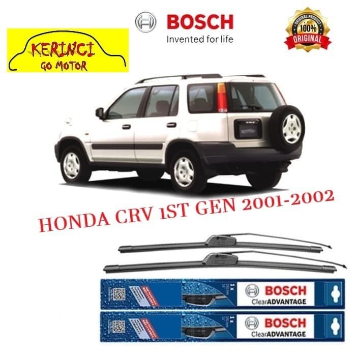 WIPER BOSCH CLEAR ADVENTAGE HONDA CRV 1ST GEN 2001-2002 19&quot; &amp; 19&quot; SET