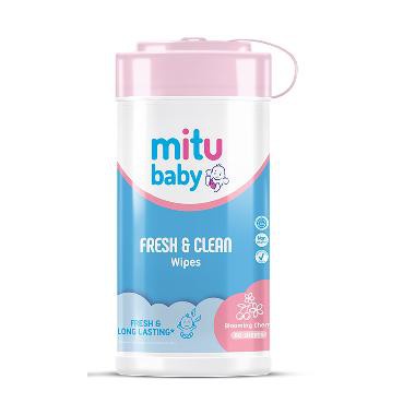 MITU WIPES FRESH&amp;CLEAN PINK CHERRY 60'S BTL