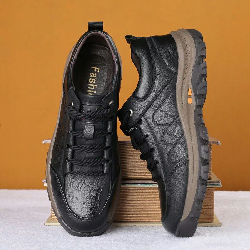 IMPORT SEPATU BOOT HAIKING PRIA KULIT