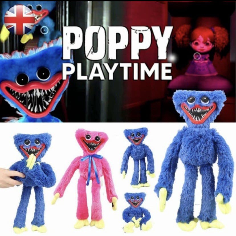 Boneka Poppy Playtime Huggy Wuggy Popy Monster Doll Mainan Anak Viral