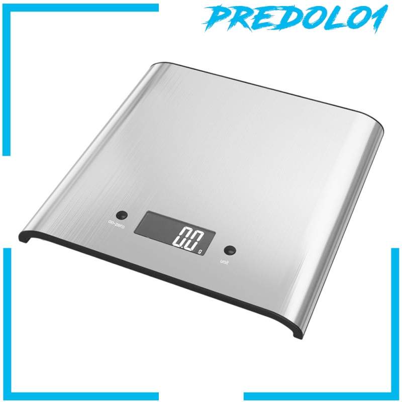 [PREDOLO1] Kitchen Scale Backlit Meal Prep Food Scales Tare Function Cooking Weight