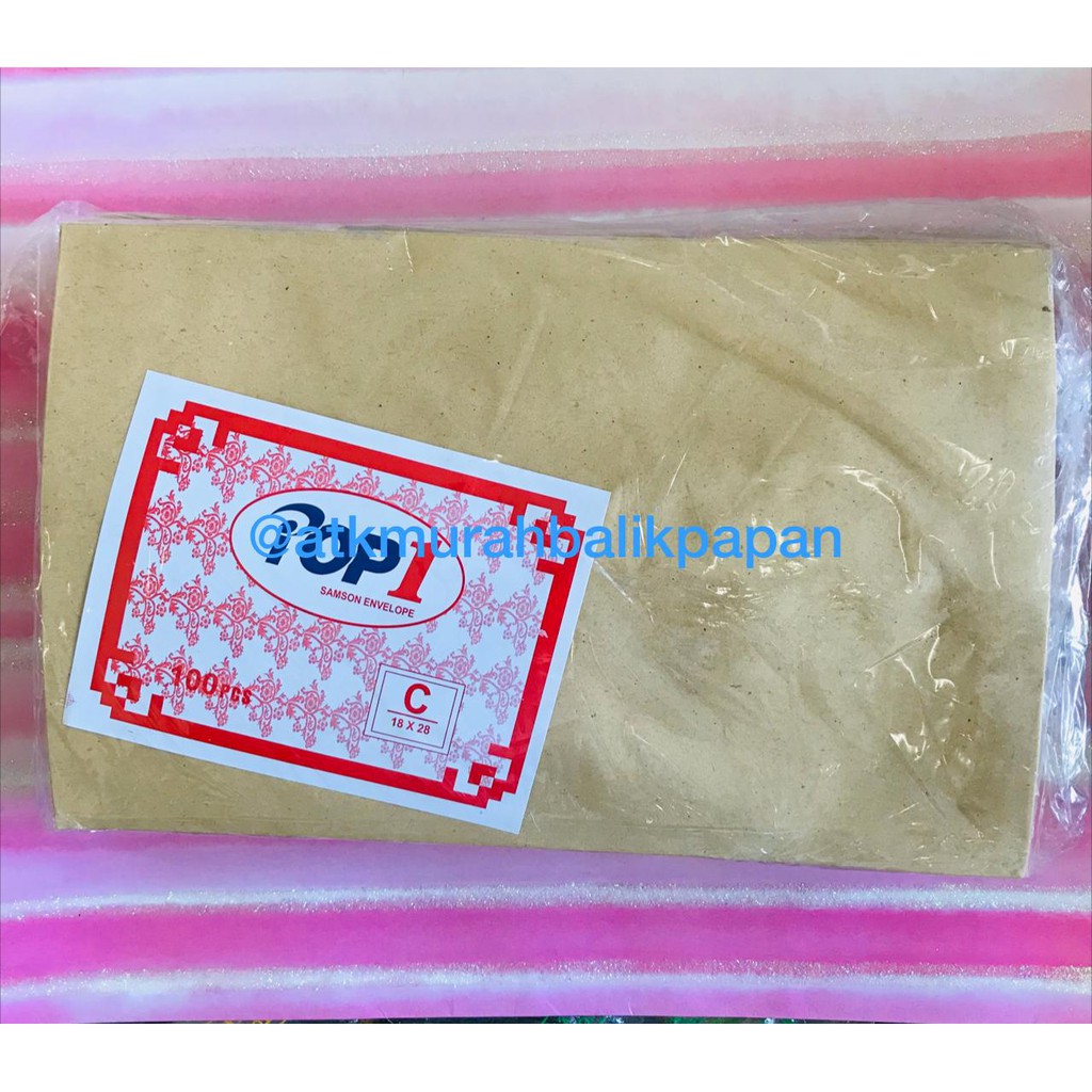 

Amplop Brown Samson C isi 100