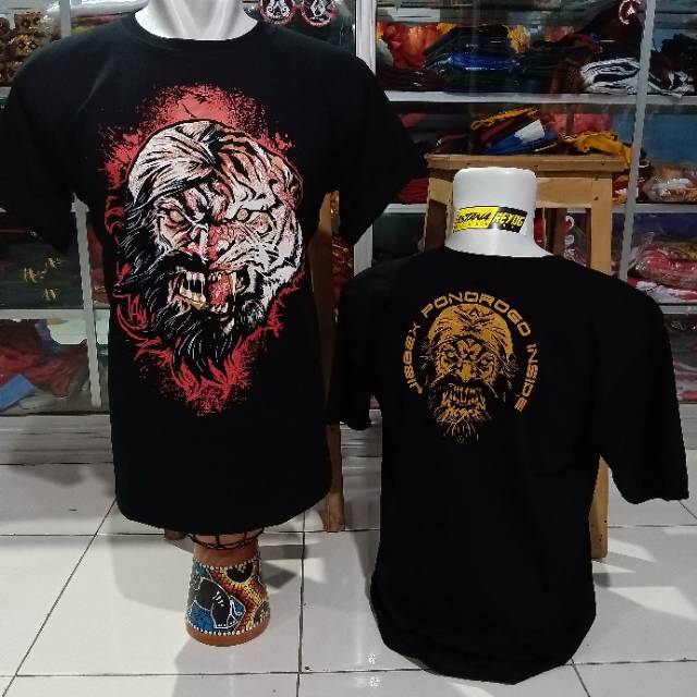 KAOS  BUDAYA WAROK MACAN TERLARIS ORIGINAL PONOROGO JIEGEX JEGEX WMF001