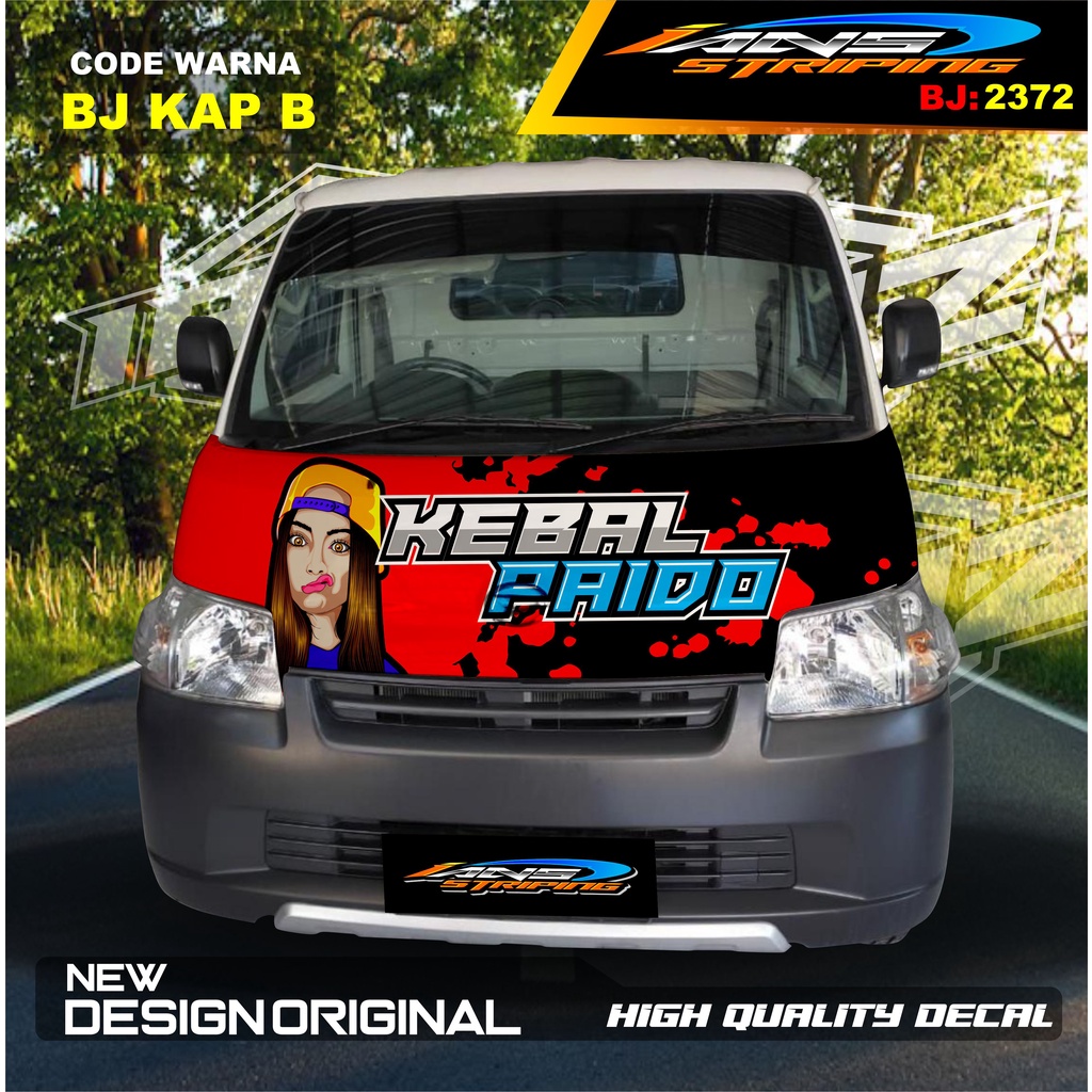 DECAL STIKER KABIN DEPAN MOBIL GRANMAX PICK UP / VARIASI STIKER KABIN DEPAN PICK UP / DECAL STIKER KABIN CARRY PICK UP L300 DLL