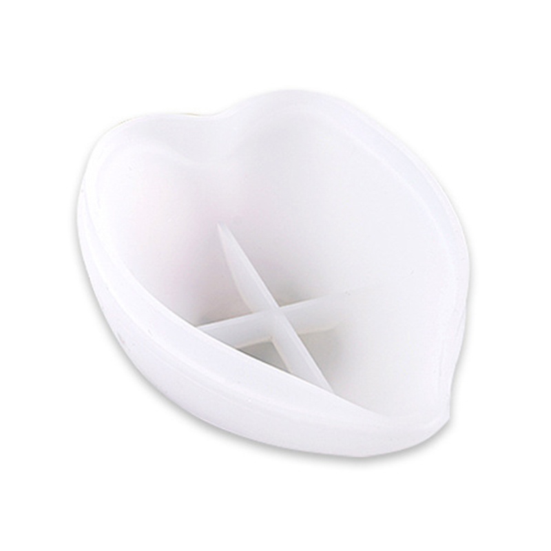 SIY  DIY Heart Shaped Dish Bowl Plate Casting Silicone Mould Crafts Decoration Jewelry Making Tools Crystal Epoxy Resin Mold