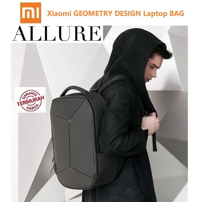 Geometry Design Xiaomi Bag Business Backpack Tas Laptop Ransel 15.6